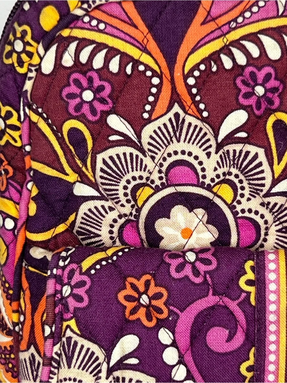 Vera Bradley Retired Safari Sunset Pattern Medium Backpack School Bag - EUC!